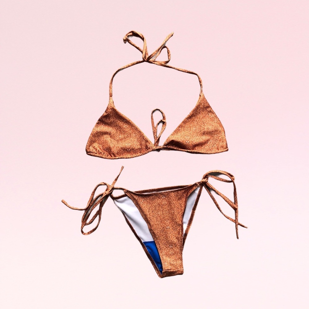 NWT Bikini Nude Beach String Set